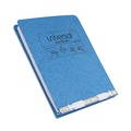 Office Jansan | Universal A7011722A 6 in. Capacity 9.5 in. x 11 in. 2 Post Pressboard Hanging Binder - Light Blue image number 2
