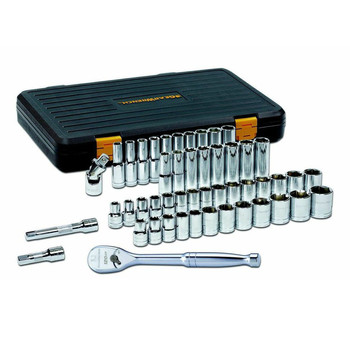 HAND TOOLS | GearWrench 80700P 49-Piece 1/2 in. Drive 6-Point SAE/Metric 120XP Standard and Deep Mechanics Tool Set