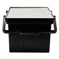 Office Jansan | Advantus TLF-2B 17 in. x 14 in. x 11 in. Letter/Legal Companion Portable File - Black image number 2