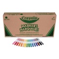 Permanent Markers | Crayola 588201 Broad Bullet Tip Non-Washable Marker - Assorted Classic Colors (256/Box) image number 1