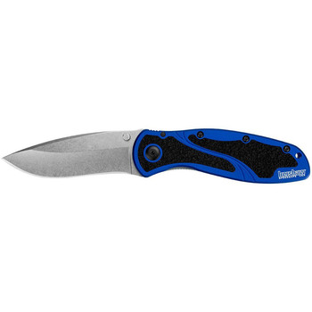 Kershaw Knives 1670NBSW 3-3/8 in. Blur Speedsafe Folding Knife (Navy Blue)