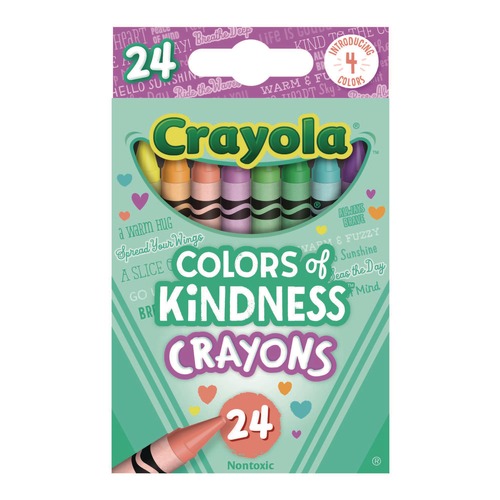Office & Office Supplies | Crayola 52-0130 Colors of Kindness Crayons - Assorted (24/Pack) image number 0