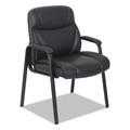  | Alera ALEVN4319 Bonded Leather 25.63 in. x 26 in. x 37.63 Guest Chair - Black image number 0