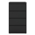 Office Jansan | Alera 25483 30 in. x 18.63 in. x 52.5 in. Legal/Letter-Size 4-Drawer Lateral File - Black image number 1