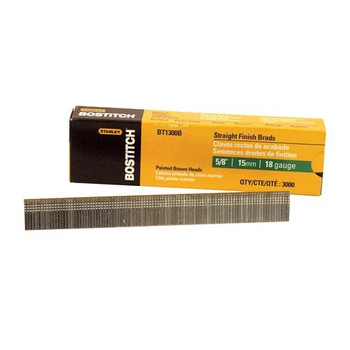 Bostitch BT1300B 18-Gauge 5/8 in. Brad Nails (3,000-Pack) Bostitch BT1300B 18-Gauge 5/8 in. Brad Nails (3,000-Pack)