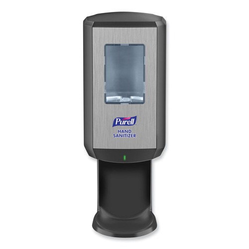 Labor Day Sale! Save $30 off $199! | PURELL 6524-01 CS6 5.79 in. x 3.93 in. x 15.64 in. 1,200 mL Hand Sanitizer Dispenser - Graphite (1/Carton) image number 0
