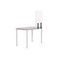 Office Furniture Accessories | MasterVision GL2001393 Protector Series 35.4 in. x 0.16 in. x 35.4 in. Frameless Glass Desktop Divider - Clear/Aluminum (1/Carton) image number 2