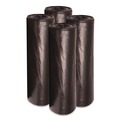 Trash Bags | Boardwalk H8647HKKR01 43 in. x 47 in. 56 gal. 0.6 mil Low-Density Waste Can Liners - Black (100/Carton) image number 0