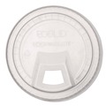 Cups and Lids | Eco-Products EP-FLCS GreenStripe Plastic Cold Cup Sip Lids Fits 9 oz./12 oz. to 24 oz. Cold Cups - Clear (1000/Carton) image number 0