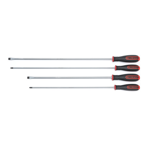 Screwdrivers | GearWrench 80069 4-Piece 16 in. & 20 in. Long Combination Screwdriver Set image number 0