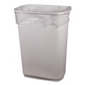 Trash Bags | Heritage Z4824LN R01 High-Density 10 Gallon 8 Microns 24 in. x 24 in. Waste Can Liners - Natural (50 Bags/Roll, 20 Rolls/Carton) image number 4