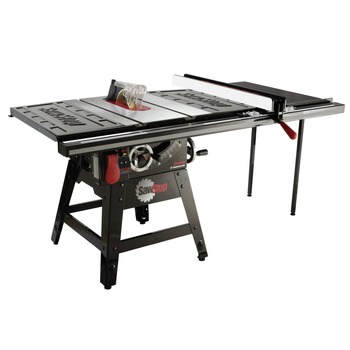SAWSTOP INDUSTRIAL CABINET SAWS | SawStop CNS175-TGP236 110V Single Phase 1.75 HP 14 Amp 10 in. Contractor Saw with 36 in. Professional Series T-Glide Fence System