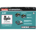 Makita BL1840BDC2 18V LXT Lithium-Ion Battery and Rapid Optimum Charger Starter Pack (4 Ah) image number 5