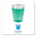 Cutlery | Boardwalk BWKTRANSCUP12CT 12oz Plastic Cold Cups - Translucent (1000/Carton) image number 4