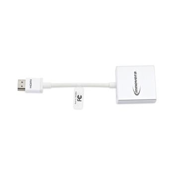 Innovera 6 in. HDMI to SVGA Adapter - White