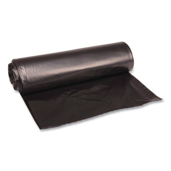 TRASH BAGS | Boardwalk X6639XKKR01 33 in. x 39 in. 33 gal. 1.6 mil Recycled Low-Density Polyethylene Can Liners - Black (100/Carton)