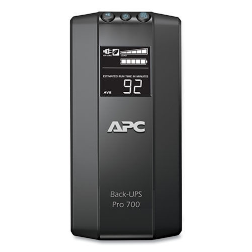 Office Jansan | APC BR700G 355 J 700 VA 6 Outlets Back-UPS Pro 700 Battery Backup System image number 0