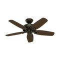 Ceiling Fans | Hunter 52218 42 in. Builder Small Room New Bronze Ceiling Fan with Light image number 1
