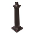 Trash & Waste Bins | Rubbermaid Commercial FG9W3000BLA GroundsKeeper Tuscan 13 in. x 13 in. x 38.38 in. Receptacle - Black image number 0