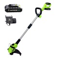 String Trimmers | Earthwise LST02010 20V Lithium-Ion 10 in. Cordless String Trimmer Kit (2 Ah) image number 0