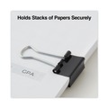 Customer Appreciation Sale - Save up to $60 off | Universal UNV10200VP Binder Clips in Zip-Seal Bag - Small, Black/Silver (144/Pack) image number 4