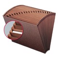 Office Jansan | Smead 70425 TUFF 1/21-Cut Tab Expanding Open-Top Stadium File - Letter, Redrope image number 4
