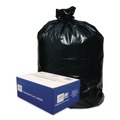 Trash Bags | Classic 1506904 10 Gallon 0.6 mil 24 in. x 23 in. Linear Low-Density Can Liners - Black (25 Bags/Roll, 20 Rolls/Carton) image number 0