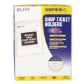 Office Jansan | C-Line 80912 9 in. x 11 in. Top Load Vinyl Shop Ticket Holders with 50-Sheet Capacity - Clear (50/Box) image number 0