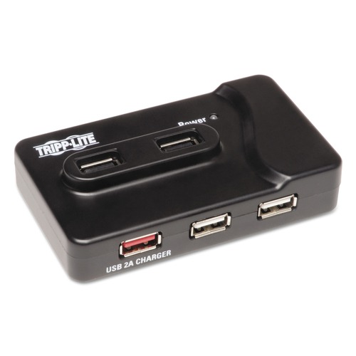 Office Electronics & Batteries | Tripp Lite U360-412 6 Ports USB 3.0 SuperSpeed Charging Hub - Black image number 0