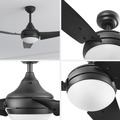 Ceiling Fans | Prominence Home 51869-45 52 in. Remote Control Contemporary Indoor LED Ceiling Fan with Light - Dark Bronze image number 6