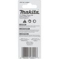 Bits and Bit Sets | Makita A-96643 Makita ImpactX #1 Phillips 2 in. Power Bit, 2/pk image number 3