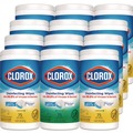 Office Jansan | Clorox 30208 7 in. x 8 in. 1-Ply Disinfecting Wipes - White Fresh Scent/Citrus Blend (4/Carton) image number 0