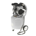 Portable Air Compressors | Quipall 10-2-SIL 2 HP 10 Gallon Oil-Free Portable Air Compressor image number 1