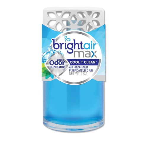 Odor Control | BRIGHT Air 900439 4 oz. Max Scented Oil Air Freshener - Cool and Clean (6/Carton) image number 0