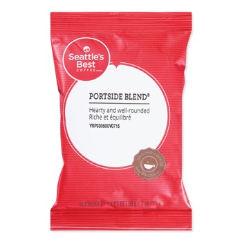 BEVERAGES AND DRINK MIXES | Seattle's Best 12420871 2 oz. Packet, Portside Blend, Premeasured Coffee Packs (18/Box)