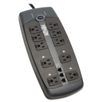 Tripp Lite 10 AC Outlets 8 ft. Cord 2395 J Protect It! Surge Protector - Black
