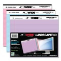 Notebooks & Pads | Roaring Spring 74535 WIDE 11 in. x 8.5 in. Sheets Landscape Format Writing Pad - Assorted Colors (12/Carton) image number 1