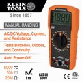 Multimeters | Klein Tools MM320KIT Digital Multimeter Electrical Test Kit image number 6