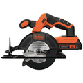 Combo Kits | Black & Decker BD2KITCDDCS 20V MAX Brushed Lithium-Ion 3/8 in. Cordless Drill Driver and 5.5 in. Circular Saw Combo Kit (1.5 Ah) image number 2