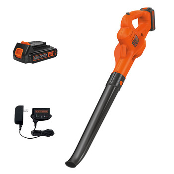 Black & Decker LSW221 20V MAX Lithium-Ion Cordless Leaf Blower Kit (1.5 Ah)
