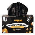 Trash & Waste Bins | Furloo FLO1RSGB 11.5-Gallon Top Door Bags and Liners Pet Waste Station Starter Kit with Roll Bag Dispenser - Green (1-Kit) image number 3