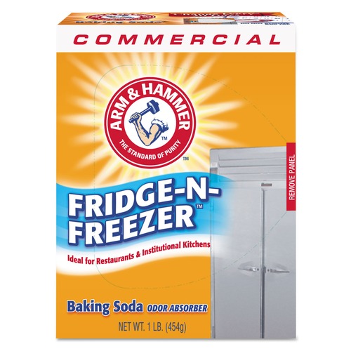 Odor Control | Arm & Hammer 33200-84011 Fridge-N-Freezer Unscented Pack Baking Soda Powder (12/Carton) image number 0