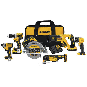 FATHERS DAY GIFT GUIDE | Dewalt DCK684D2 20V MAX XR 6-Tool Compact Combo Kit