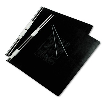 ACCO PRESSTEX 14.88 in. x 11 in. 6 in. Capacity 2 Posts Post Binders with Storage Hooks - Black