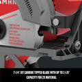 Circular Saws | Factory Reconditioned Craftsman CMES510R 15 Amp 7-1/4 in. Corded Circular Saw image number 9