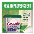 Dish Soaps | Cascade 80797184 Platinum ActionPacs, Fresh Scent 14 oz Pack, 4 Packs/Carton image number 5