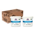  | Clorox Healthcare 30358 12 in. x 12 in. 1-Ply Bleach Germicidal Wipes - Unscented, White (110/Canister, 2 Canisters/Carton) image number 1
