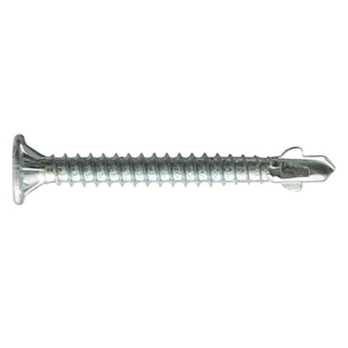 Collated Screws | SENCO 08G162CTWFWS 1-5/8 in. #8 Clear Zinc Wood to Steel Screws (1,000-Pack) image number 0