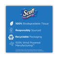 Toilet Paper | Scott 10060 1-Ply 4.1 in. x 3.7 in. Septic Safe Toilet Paper - White (48/Carton) image number 6