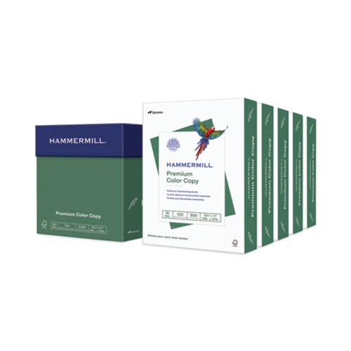 Office Jansan | Hammermill 102450 Premium Color Copy 28 lbs. 8.5 in. x 11 in. Print Paper - 100 Bright White (500/Ream, 5 Reams/Carton) image number 0